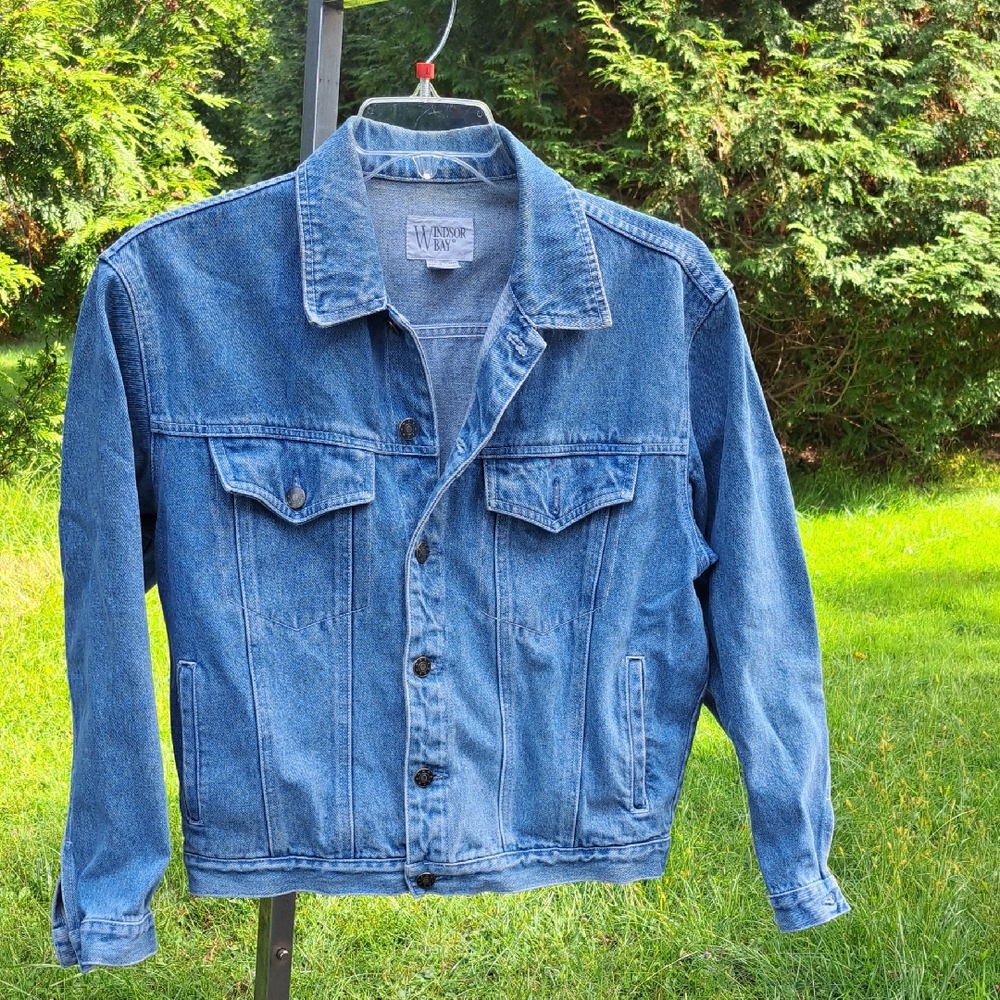 Windsor Bay Vintage Blue Light Wash Denim Jacket Size 6